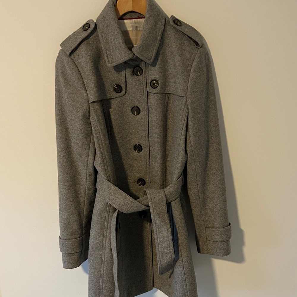 Banana Republic Classic Gray Trench Coat